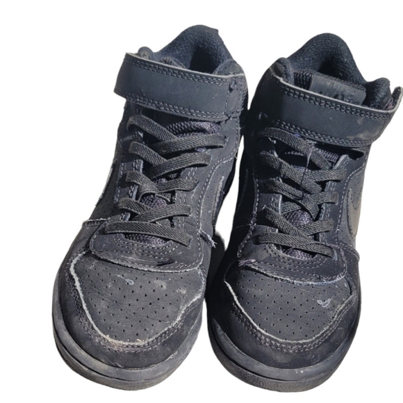 Nike Kids Court Borough High Top Sneaker| 12C - Picture 4 of 6